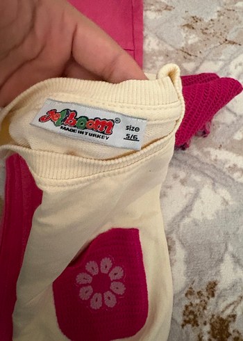 Kız Çocuk Pembe Salaş Sweatshirt ve Pantolon Takımı - Görsel 4