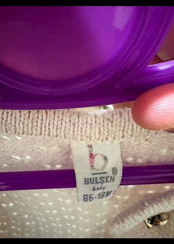 Kız Çocuk Bej Örgü Bolero - Görsel 4