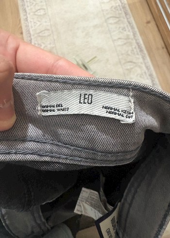 Gri Keten Kumaş erkek Pantolon - Görsel 2