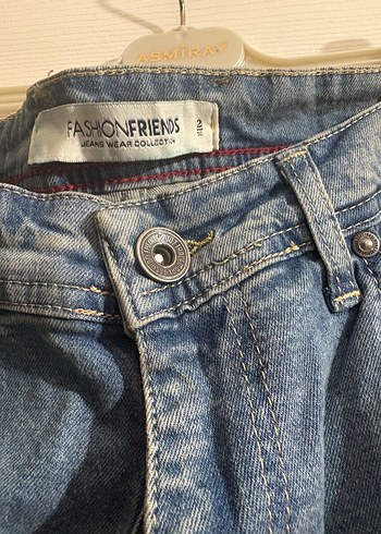 Kadın Mavi Denim Salaş Midi Jean - Görsel 2
