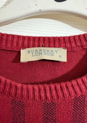 Bordo Kareli erkek Triko Kazak - Görsel 3