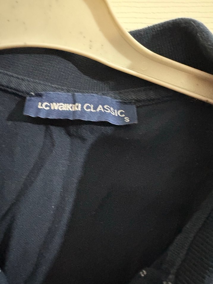 Erkek Lacivert Puantiyeli Polo Tişört - Görsel 3