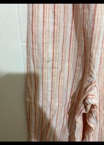 Bej Çizgili Kız Tulum - Görsel 4