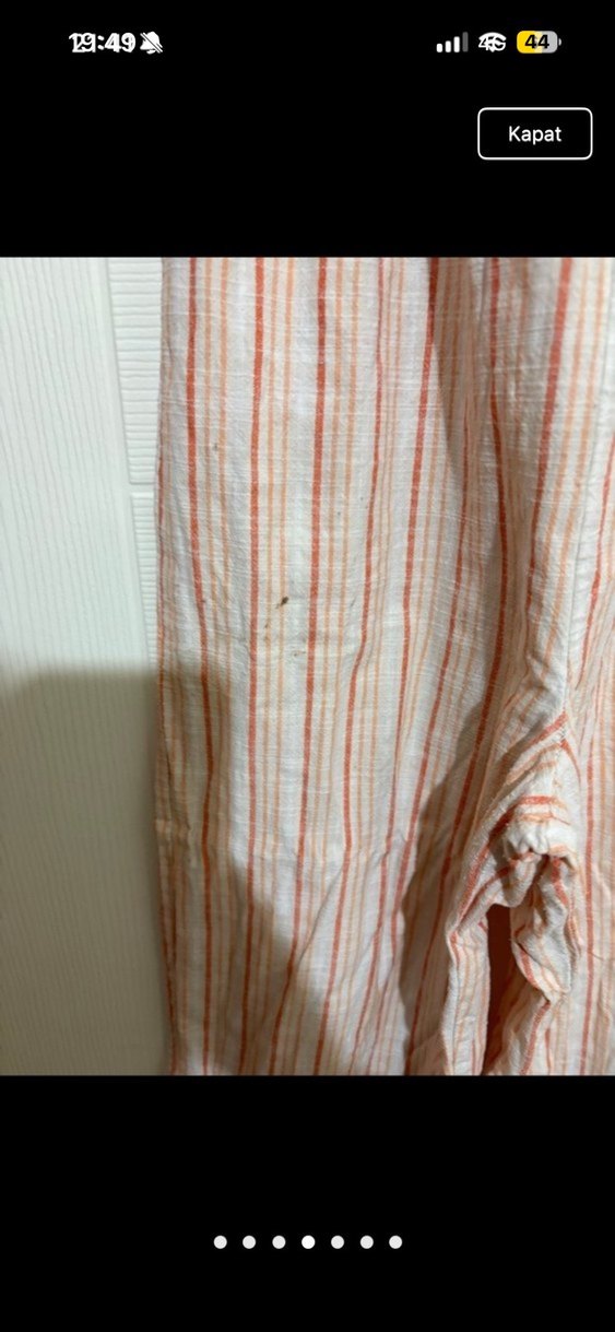 Bej Çizgili Kız Tulum - Görsel 4