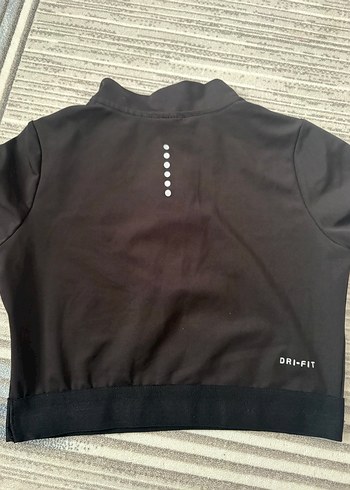 Kadın Siyah Yarım Fermuarlı Crop Top - Görsel 5