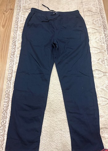 Lacivert Kemerli Regular Fit Erkek Pantolon - Görsel 2