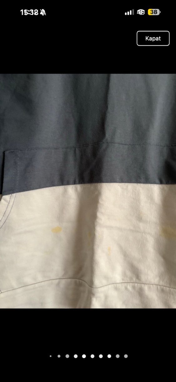 Gri Kapüşonlu Salaş Sweatshirt - Görsel 2