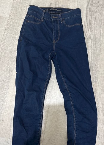Diğer Koyu Lacivert Denim Jean