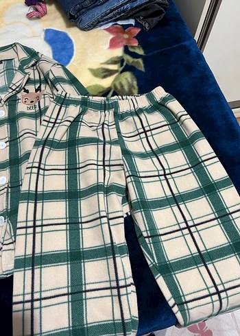 Yeşil Ekoseli Pijama Takımı - Görsel 6