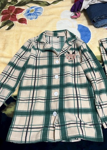 Yeşil Ekoseli Pijama Takımı - Görsel 4