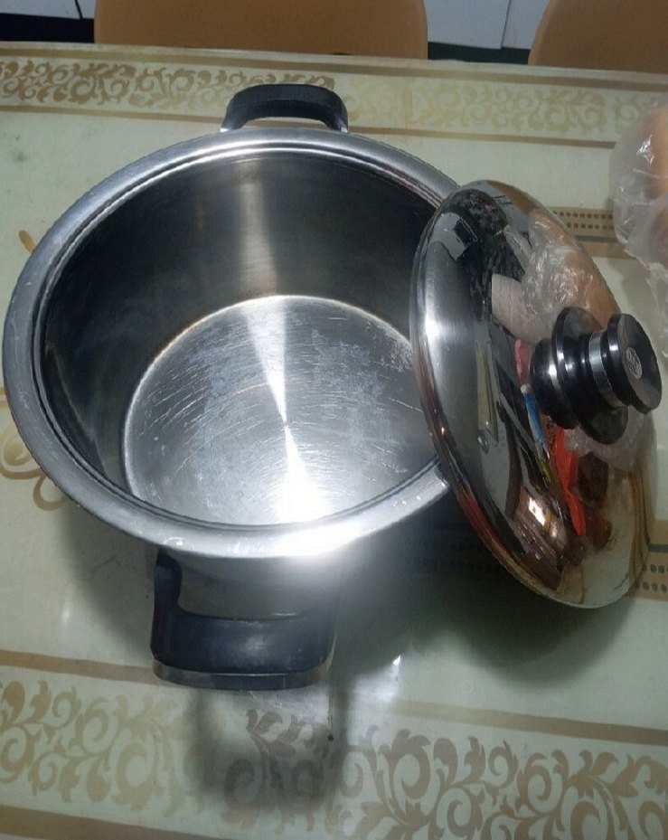 Kapaklı Çelik Tencere - Görsel 2