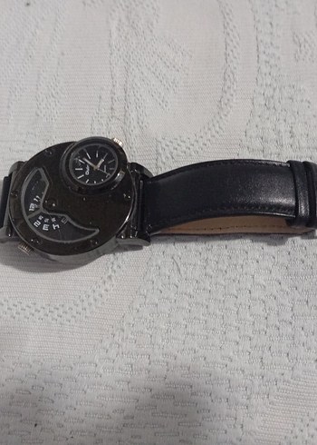 Siyah Biker Erkek Saati Grunge Punk - Görsel 5