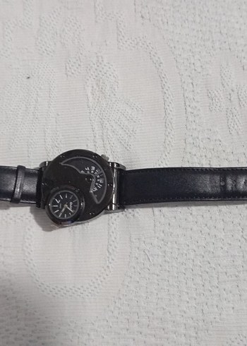 Siyah Biker Erkek Saati Grunge Punk - Görsel 6