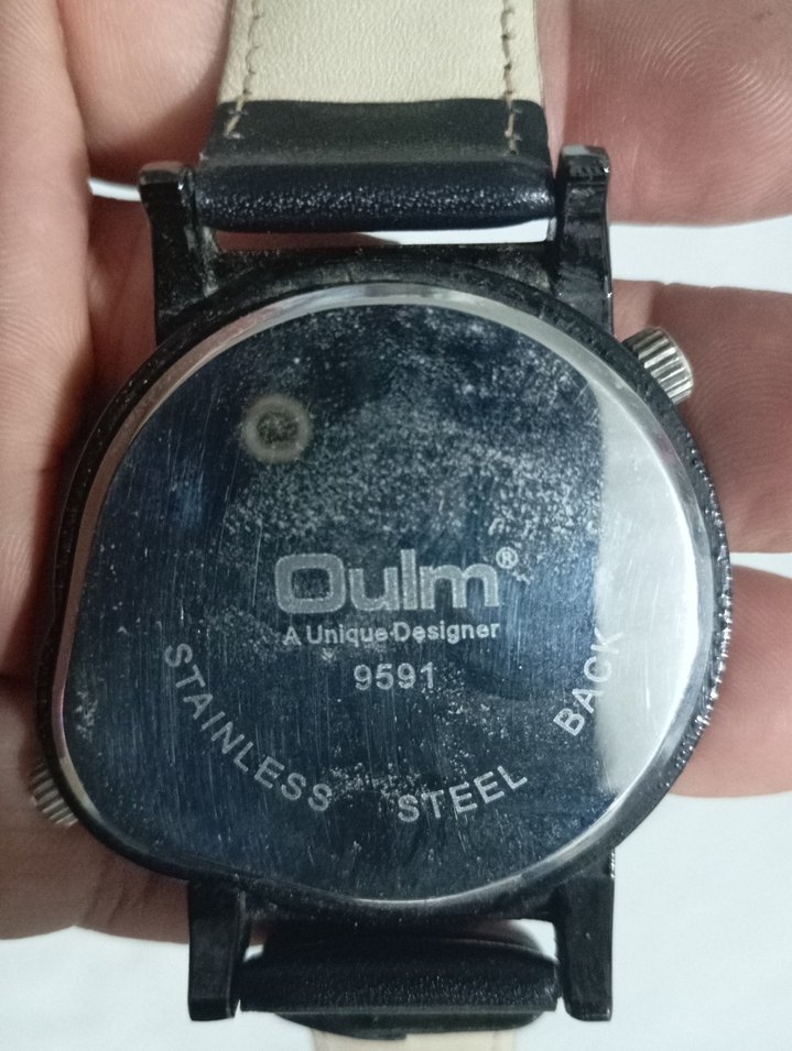 Siyah Biker Erkek Saati Grunge Punk - Görsel 2