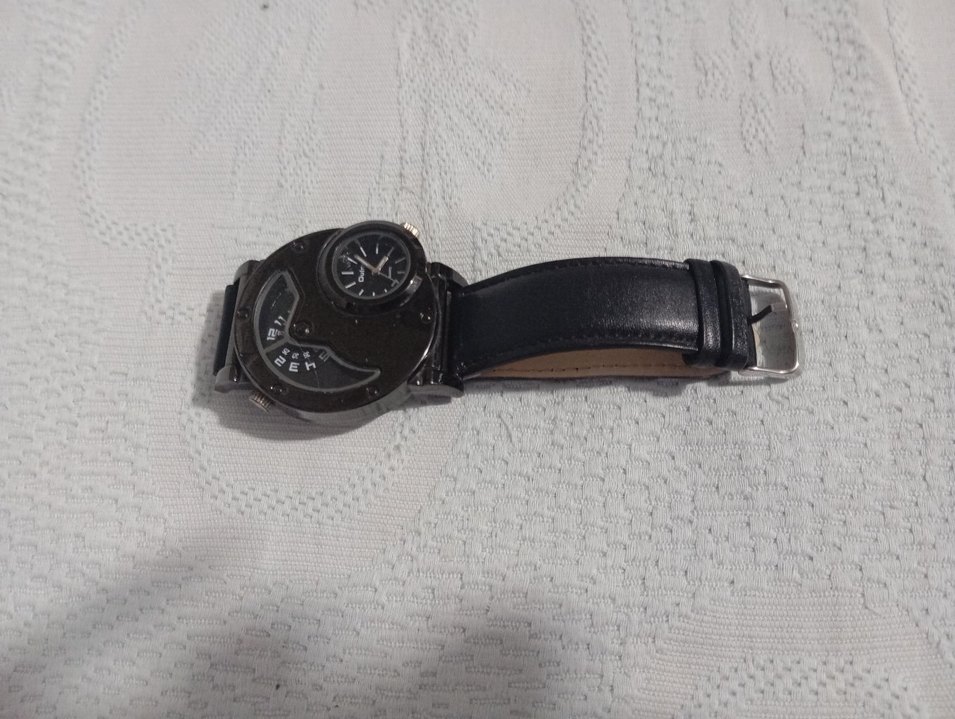 Siyah Biker Erkek Saati Grunge Punk - Görsel 5