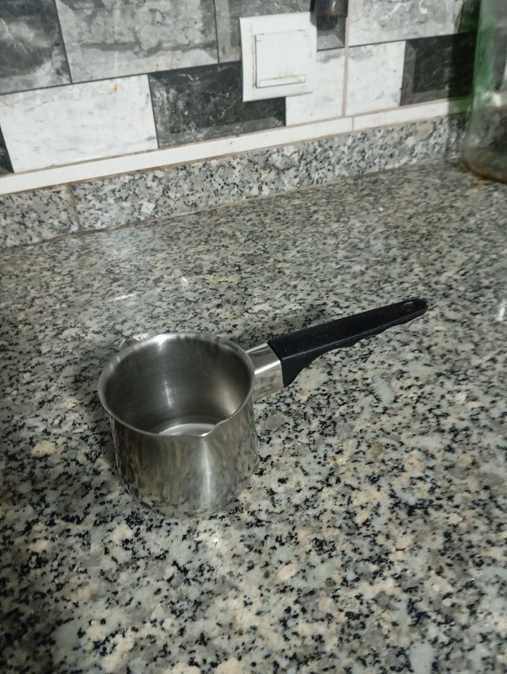 Gri Kulplu Paslanmaz Çelik Cezve - Görsel 3