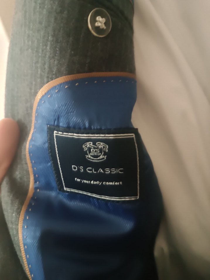 D'S damat Gri Erkek Desenli takım elbise - Görsel 3