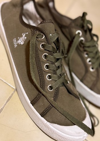 U.S Polo Assn. U S Polo Haki Kanvas Sneaker