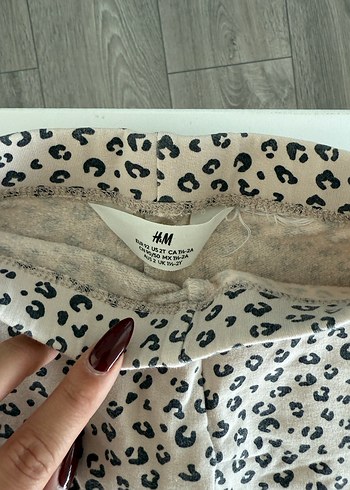 H&M Kız Çocuk Leopar Desenli Dar Kesim Tayt - Görsel 2