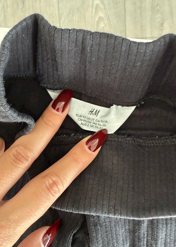 Kız Çocuk Siyah pamuklu tayt Pantolon espanyol - Görsel 4