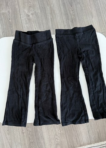 Kız Çocuk Siyah pamuklu tayt Pantolon espanyol - Görsel 3