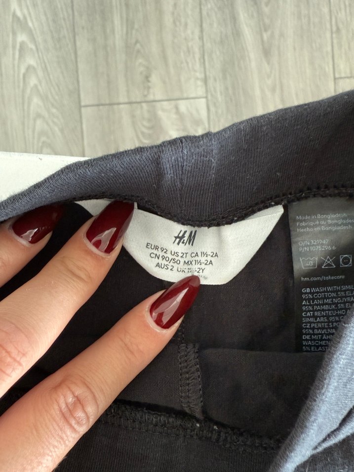 Kız Çocuk Siyah pamuklu tayt Pantolon espanyol - Görsel 5