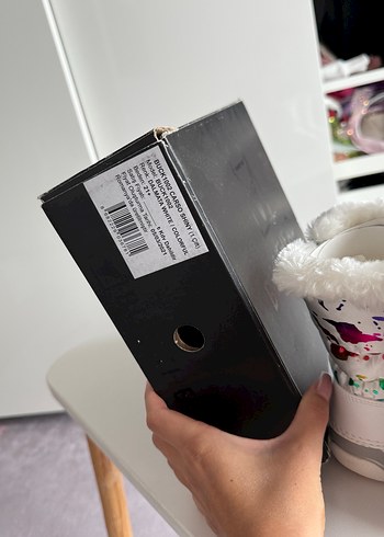 Kız Çocuk Çok Renkli Kürklü Yağmur Botu - Görsel 7