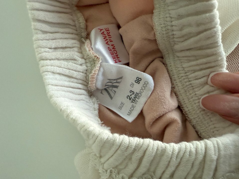 Zara Pembe Renkli Kız Çocuk Fırfırlı Bohem Etek - Görsel 4