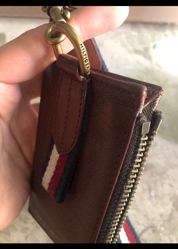 Kahverengi Tommy Hilfiger Kartlık - Görsel 4