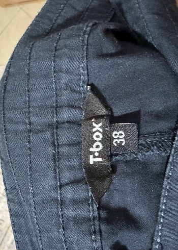 38 Beden Kadın Lacivert Bol Kesim Midi Kot Pantolon