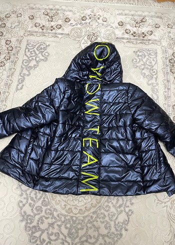 Kapüşonlu Lacivert Fermuarlı Erkek Çocuk Mont - Görsel 2