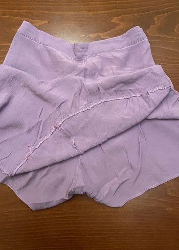 Lila mini şort etek - Görsel 6