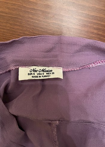 Lila mini şort etek - Görsel 5