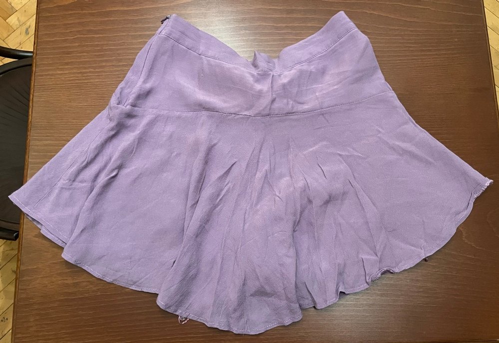 Lila mini şort etek - Görsel 2