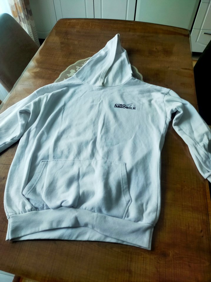 Erkek Beyaz uzun Kollu sweatshirt. - Görsel 2