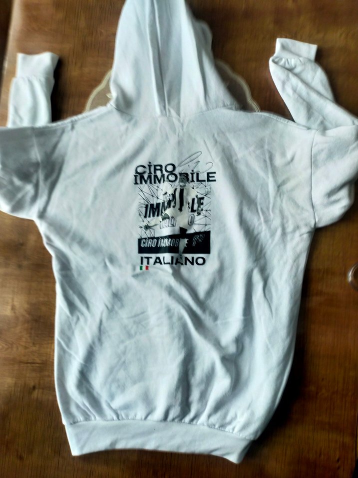 Erkek Beyaz uzun Kollu sweatshirt. - Görsel 3