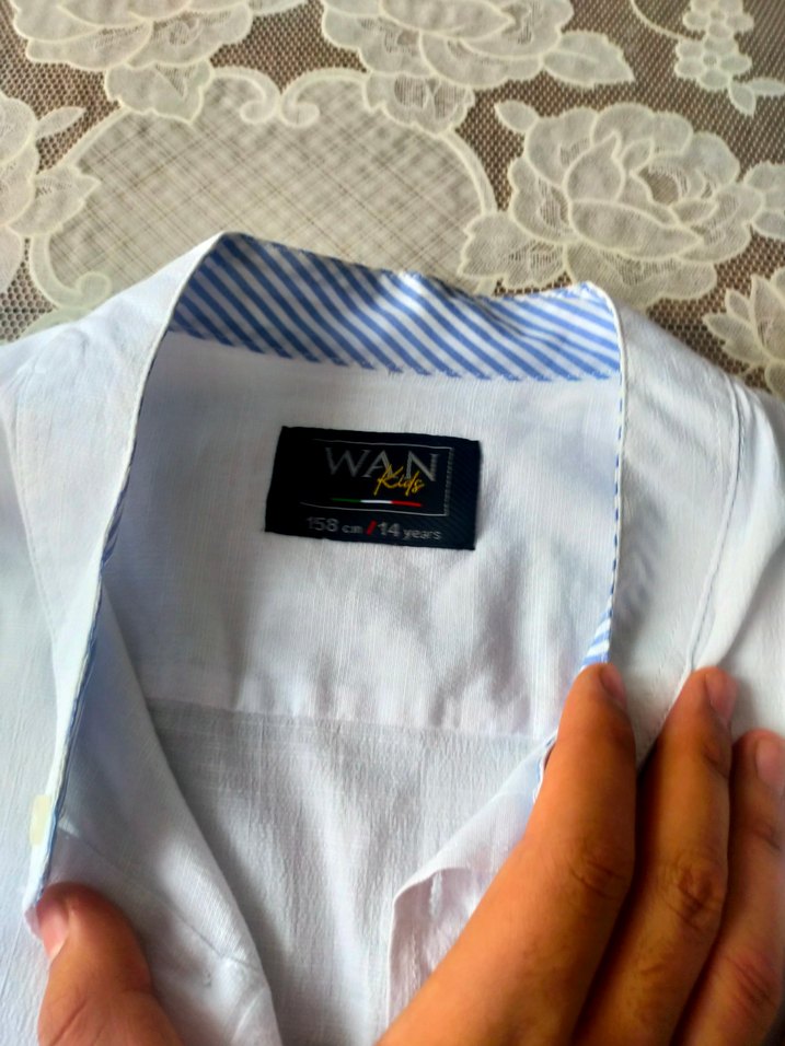 Erkek Gri Keten Uzun Kollu Gömlek - Görsel 3