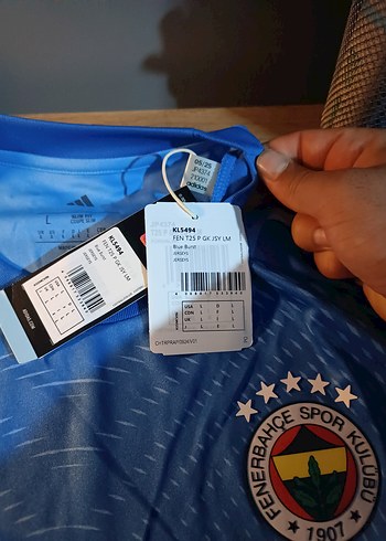 ORİJİNAL FENERBAHÇE MAVİ KALECİ MAÇ FORMASI - Görsel 5