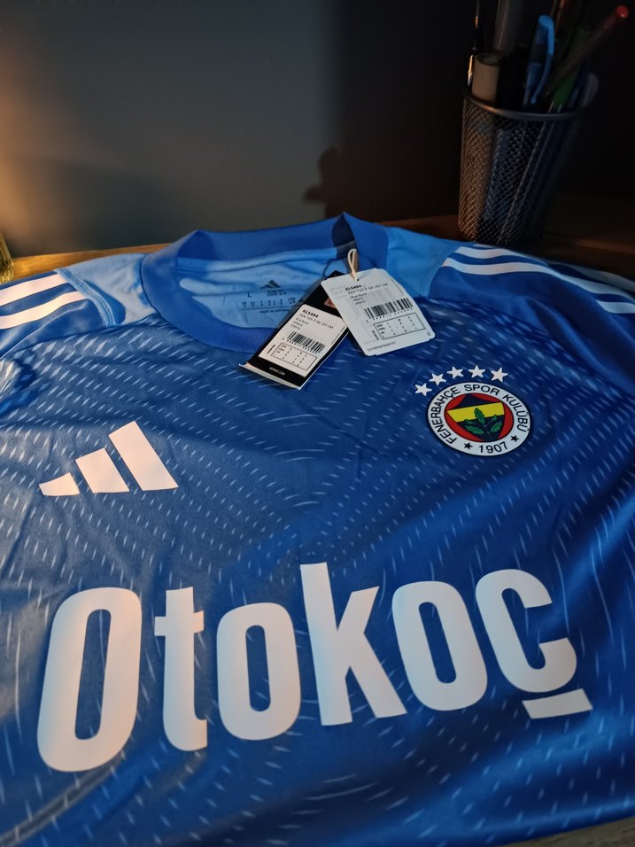 ORİJİNAL FENERBAHÇE MAVİ KALECİ MAÇ FORMASI - Görsel 2