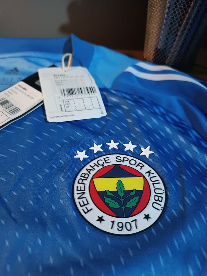 ORİJİNAL FENERBAHÇE MAVİ KALECİ MAÇ FORMASI - Görsel 3