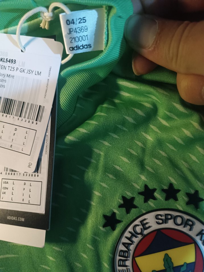 ORİJİNAL FENERBAHÇE YEŞİL KALECİ MAÇ FORMASI - Görsel 4