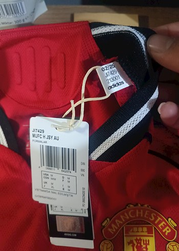 ORİJİNAL MANCHESTER UNİTED AUTHENTİC MAÇ FORMASI - Görsel 5