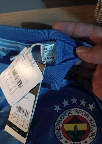 ORİJİNAL FENERBAHÇE MAVİ KALECİ MAÇ FORMASI - Görsel 4