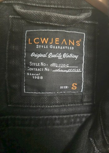 Siyah Düğmeli erkek Denim Ceket - Görsel 2