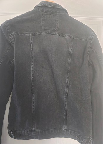 Siyah Düğmeli erkek Denim Ceket - Görsel 3