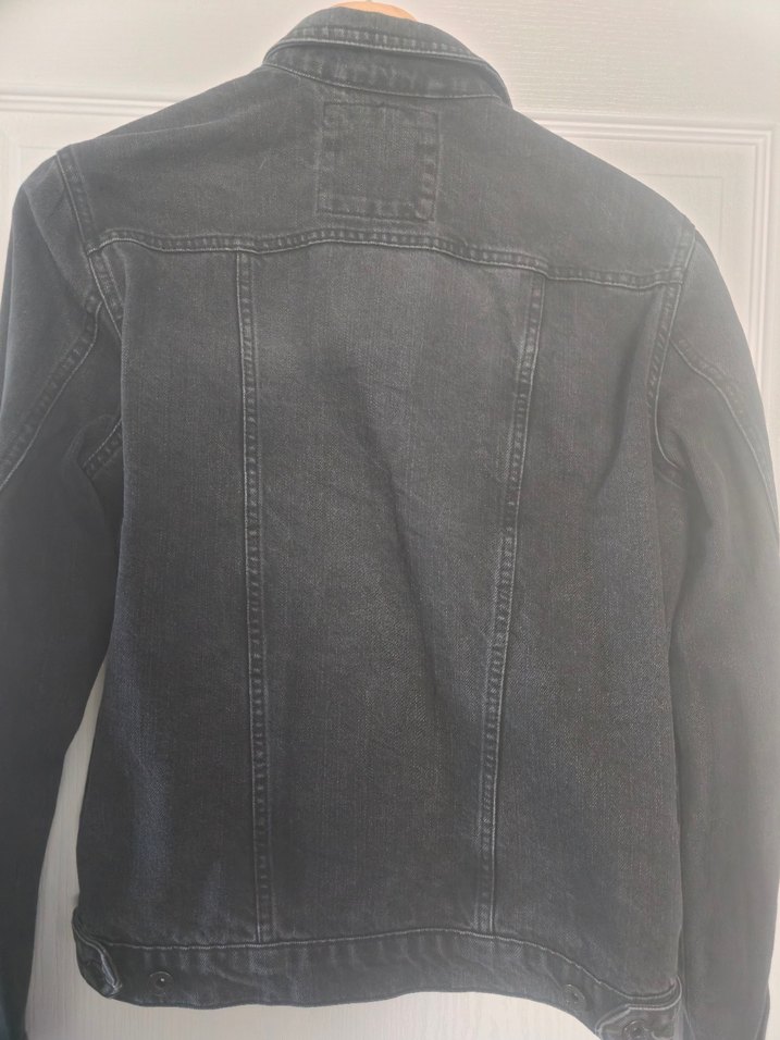 Siyah Düğmeli erkek Denim Ceket - Görsel 3