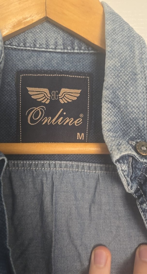 Erkek Denim Gömlek - Görsel 2