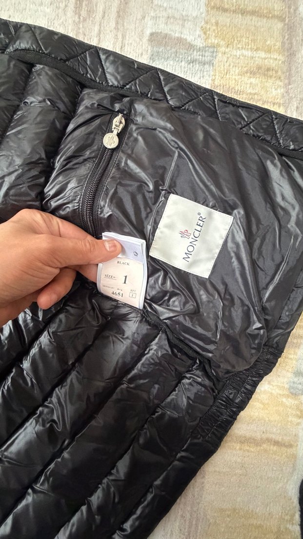 m beden moncler kaz tüyü mont - Görsel 4