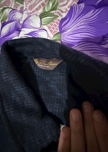 lacivert XXL beden loro piana kaşe mont ceket sıfır ürün - Görsel 6