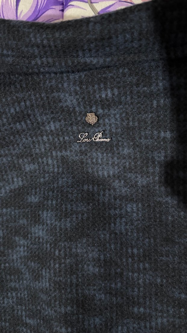 lacivert XXL beden loro piana kaşe mont ceket sıfır ürün - Görsel 2